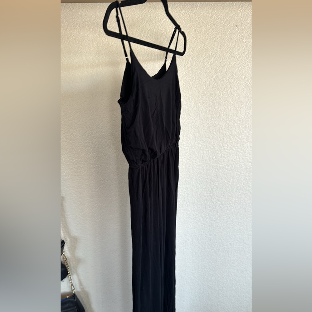 Lush black maxi dress